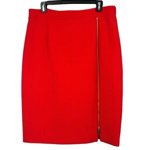 Antonio Melani Women's Orange  Pencil Straight Skirt 14